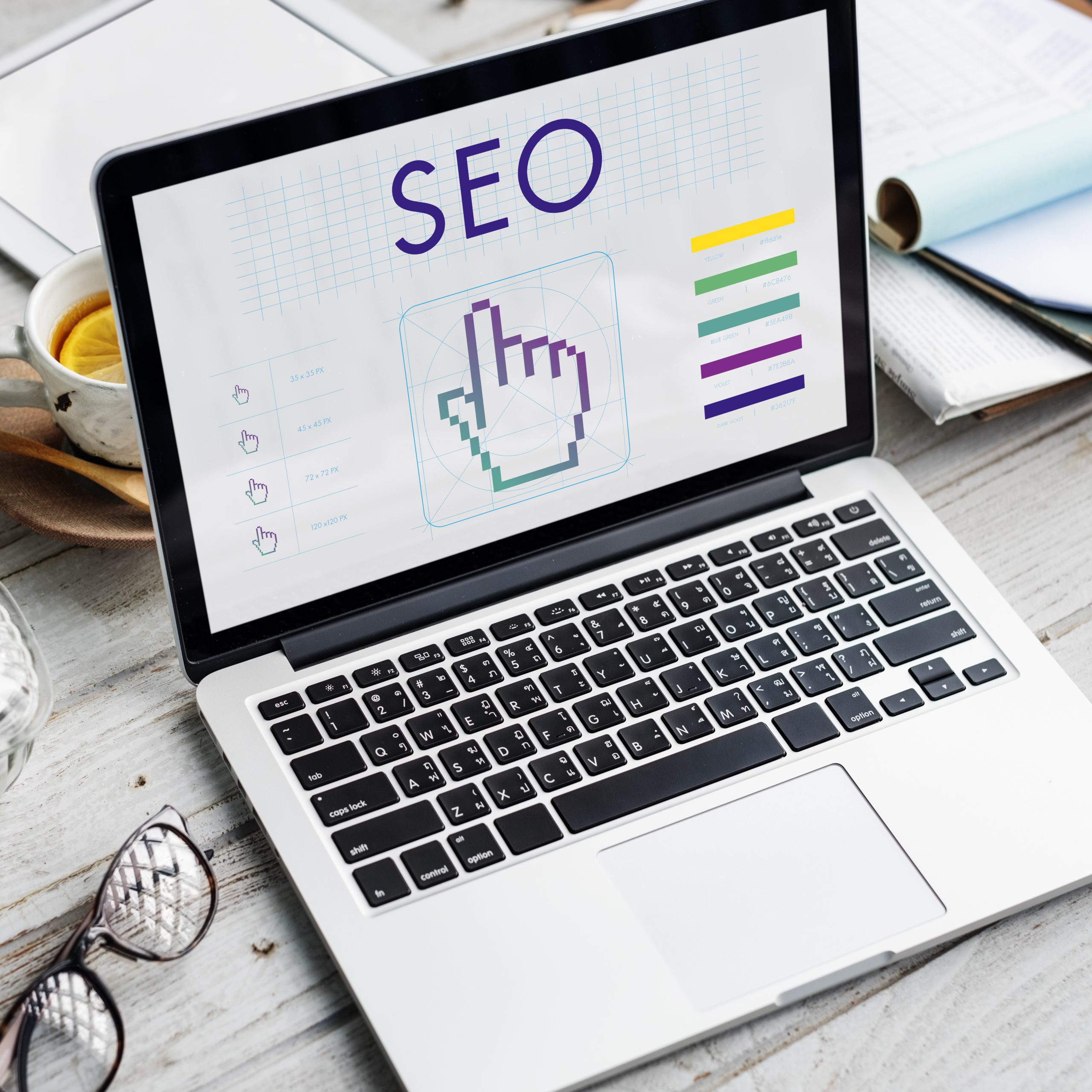 SEO laptop